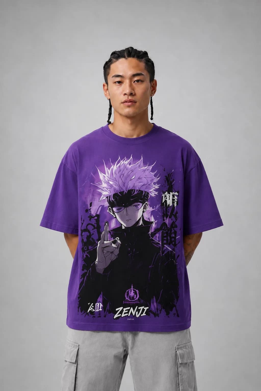 ZENJI DOMAIN EXPANSION TEE anime streetwear, front