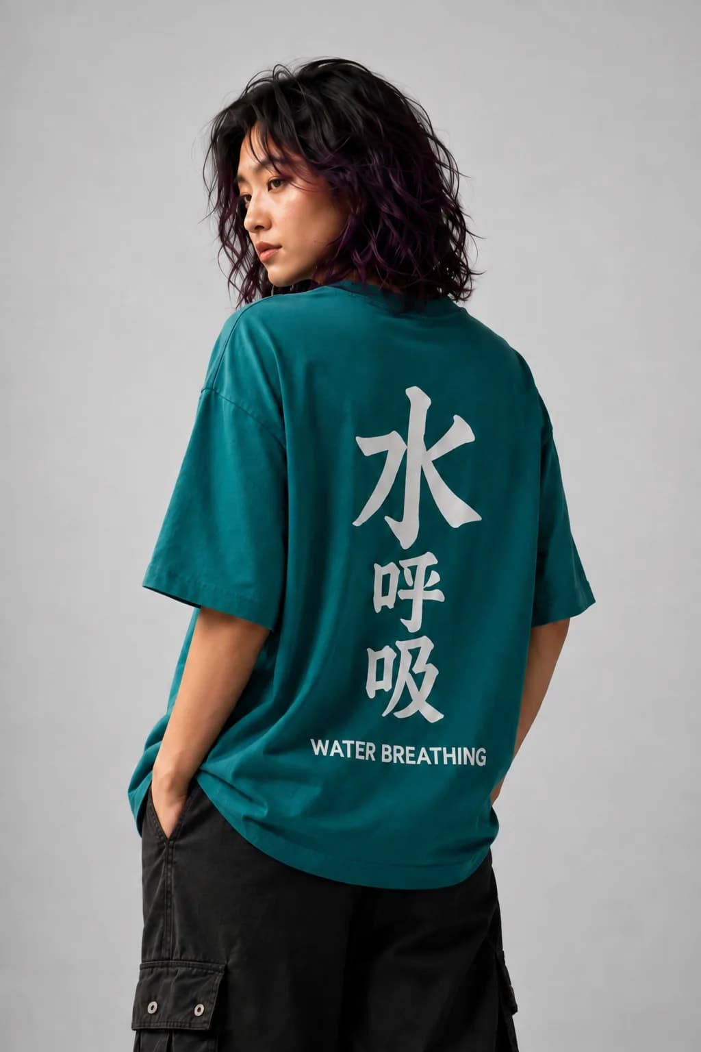 ZENJI WATER BREATHING TEE anime streetwear, view 2