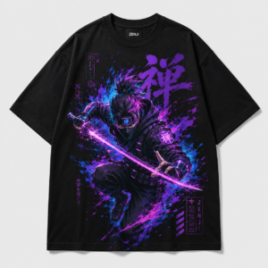 ZENJI original anime-inspired streetwear graphic tee
